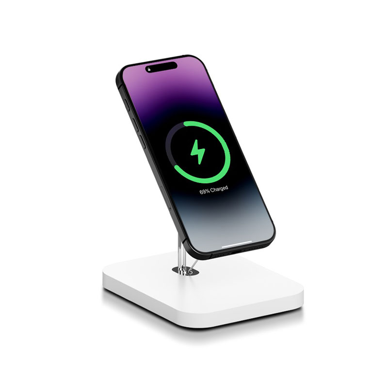 Mobiltelefon vezeték nélküli töltés mágneses szívó lopásgátló állvány